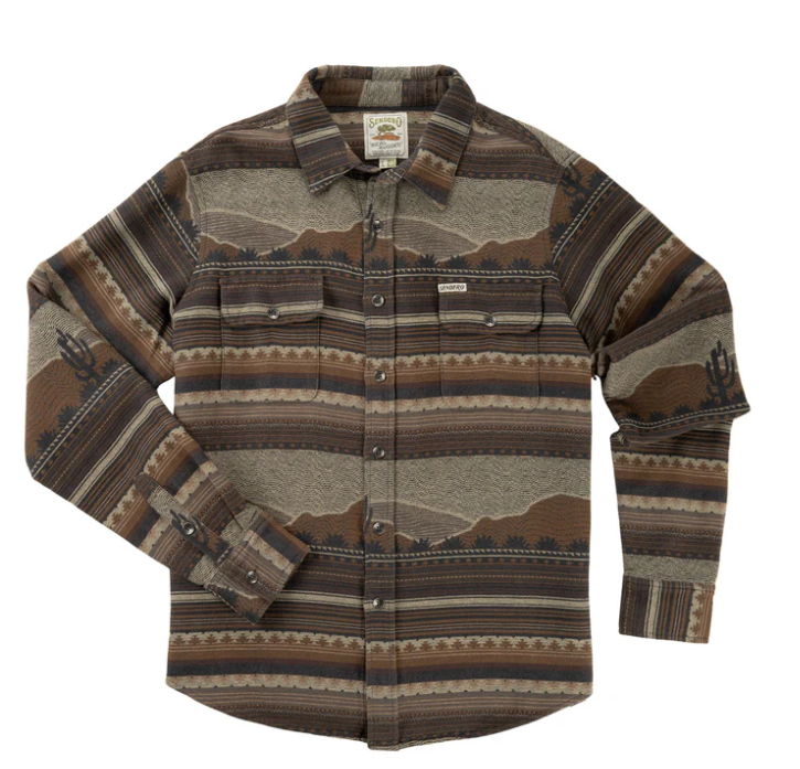 Boquillas Long Sleeve Shirt- Sonora/Brown